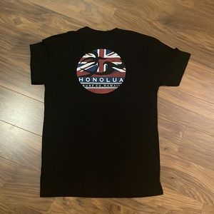 Honolua surf company black t-shirt size large NWOT